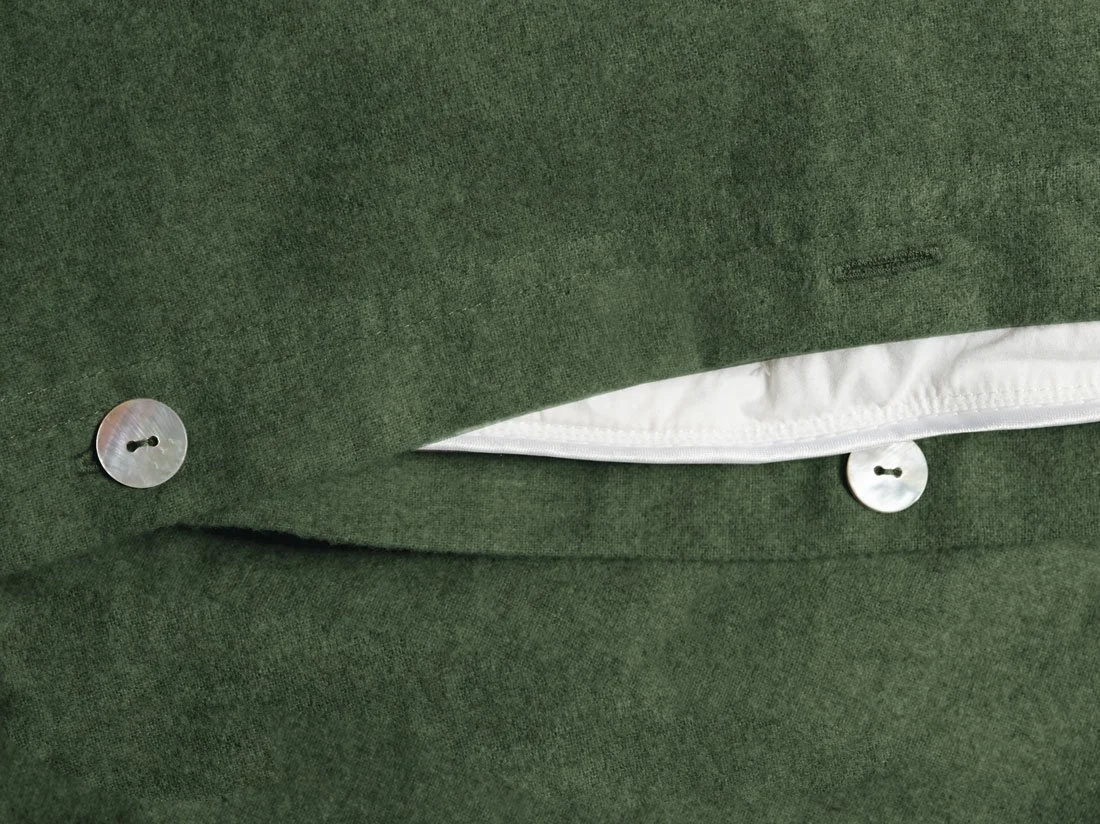 Posteljnina flanela moss gr. razl.dim.