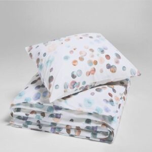 Posteljnina Blumenwiese saten, ročno potiskana 140x200, 50x70