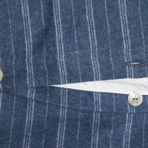 Posteljnina flanela modra črtasta, razl.dim.