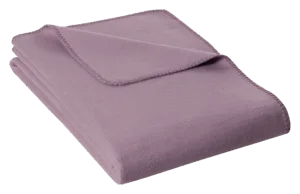 Odeja iz ekološkega bombaža Cadiz 150x200 mauve