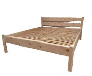 Lesena postelja iz cemprina, natur