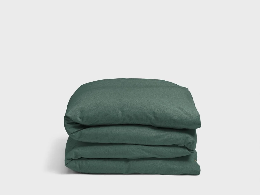 Otroška jersey posteljnina eko bombaž 100x135 T.ZELENA