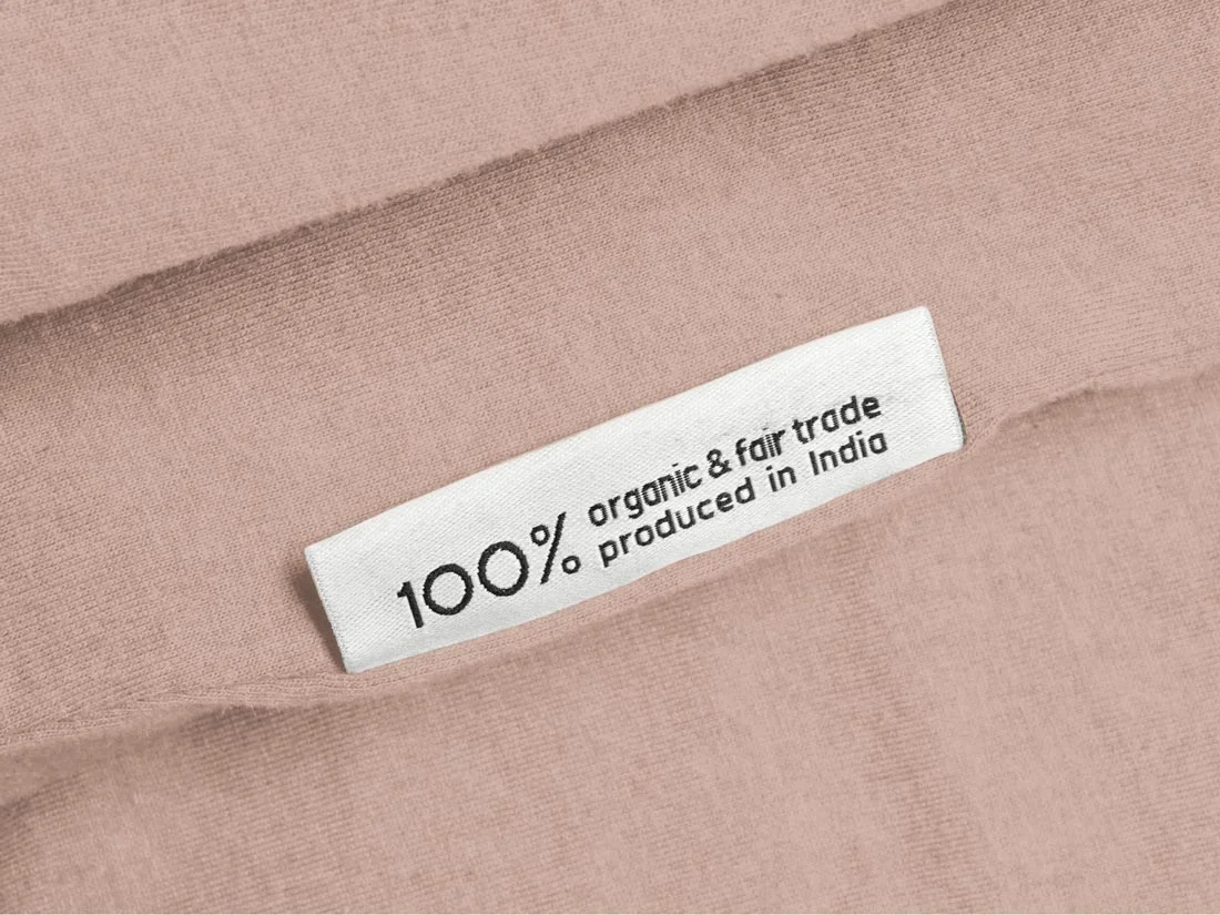 Otroška jersey posteljnina eko bombaž 100x135 ROZA