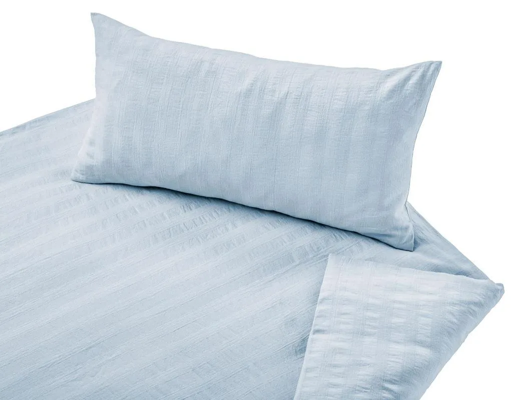 Posteljnina Crinkle hellblau 140x200, 50x70 Posteljnina Crinkle hellblau 140x200, 50x70