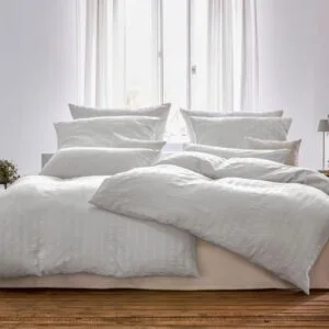 Posteljnina Crinkle bela smetana 140x200, 50x70 Posteljnina Crinkle bela smetana 140x200, 50x70
