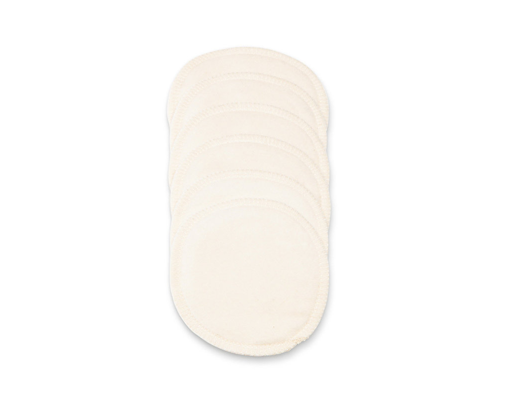 Pralne negovalne blazinice za prsi ekološki bombaž 12x12 6 kom