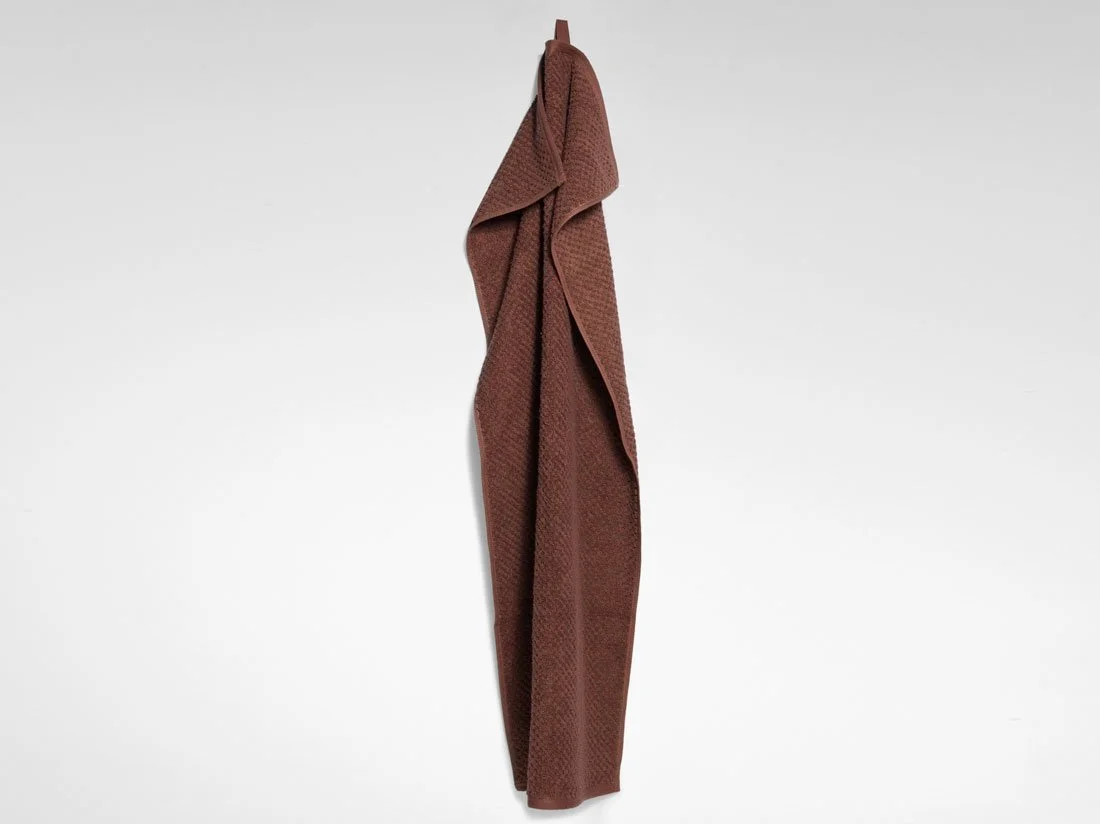 Brisača eko bombaž dots MUD ROSE