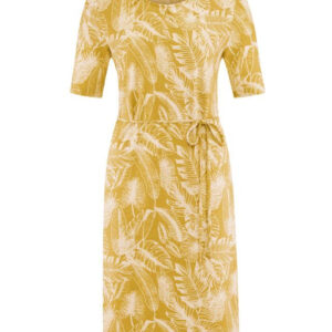 Ženska obleka konoplja, bom. DH180 curry M,L