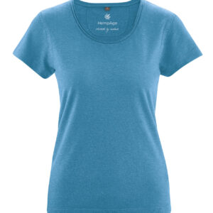 Ženska majica KR konoplja, bom. DH216 atlantic