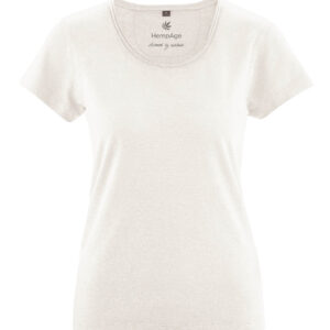 Ženska majica KR konoplja, bom. DH216 offwhite