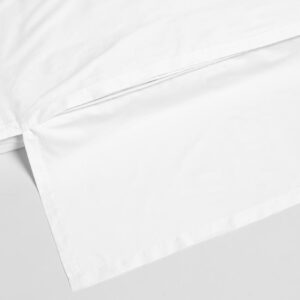 Posteljnina ekološki bombaž saten SNEŽNO BELA več dimenzij
