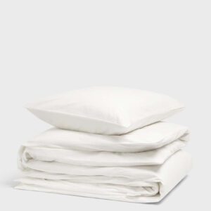 Posteljnina ekološki bombaž perkal TOPLA BELA več dimenzij