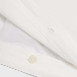 Posteljnina ekološki bombaž perkal TOPLA BELA več dimenzij