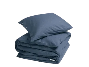 Posteljnina iz ekološkega bombaža flanela DENIM BLUE Posteljnina iz ekološkega bombaža flanela DENIM BLUE