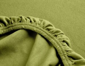 FLANELA jogi rjuha 20cm olivgrun eko bombaž