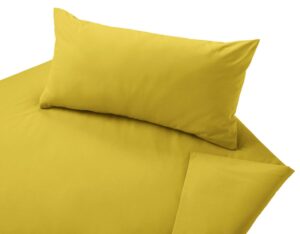 Posteljnina platno curry 140x200, 50x70