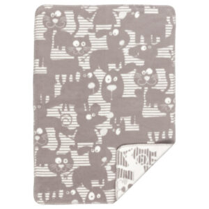 Odeja otroška eko bombaž SIVA 75x100,100x150