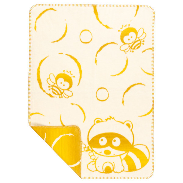 Odeja otroška eko bombaž Č RUMENA 75x100 Odeja otroška eko bombaž Č RUMENA 75x100