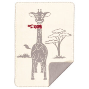 Odeja otroška eko bombaž Ž SIVA 75x100