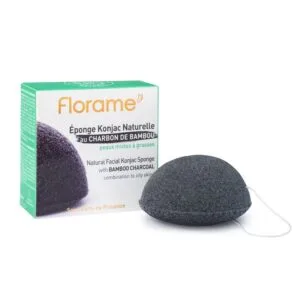 100% naravna gobica "Konjac" z bambusom in ogljem