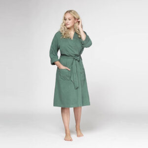 Kopalni plašč iz 100% eko bombaža zelen