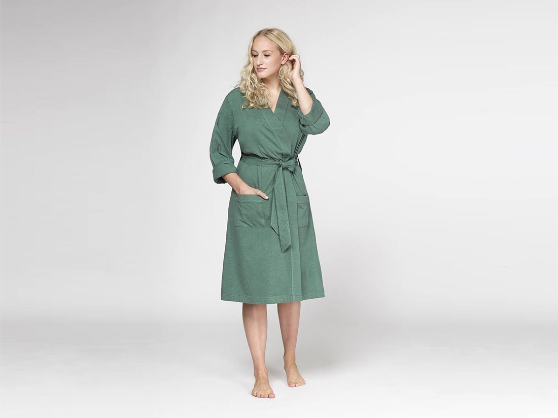 Kopalni plašč iz 100% eko bombaža zelen