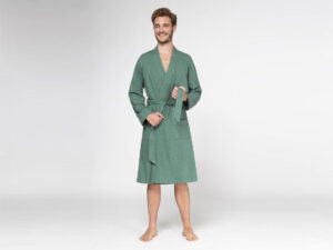 Kopalni plašč iz 100% eko bombaža zelen