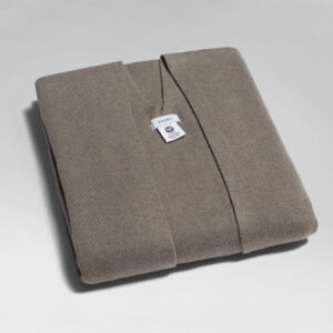 Pleteni plet iz 100% eko bombaža taupe Pleteni plet iz 100% eko bombaža taupe