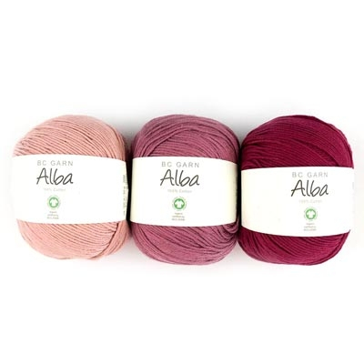Preja iz eko bombaža ALBA purple 01 Preja iz eko bombaža ALBA purple 01
