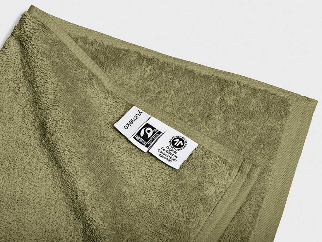 Brisača eko bombaž frotir OLIVE GREEN