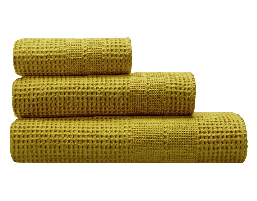 Brisača eko bombaž, waffel CURRY