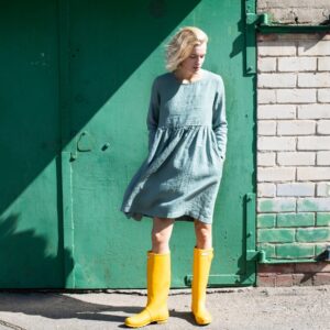 Lanena obleka EMILIE