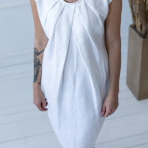 Obleka ženska 1277 100% lan, več barv in velikosti Obleka ženska 1277 100% lan, več barv in velikosti