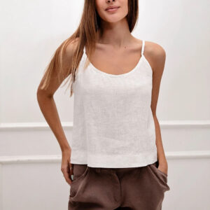 Top ženski 1507 100% lan, več barv in velikosti Top ženski 1507 100% lan, več barv in velikosti