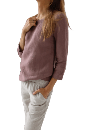 Tunika 1513, 100% lan, CAPPUCINO M