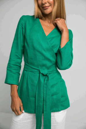 Srajca ženska 1510 100% lan, več barv in velikosti Srajca ženska 1510 100% lan, več barv in velikosti