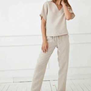 Tunika ženska 1505 100% lan, več barv in velikosti