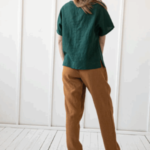 Tunika ženska 1505 100% lan, več barv in velikosti