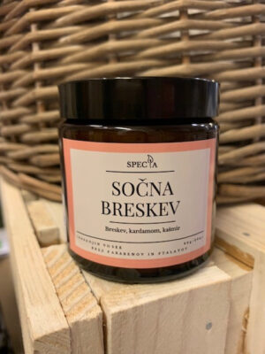 Dišeča sveča "Sočna breskev" 120ml. 