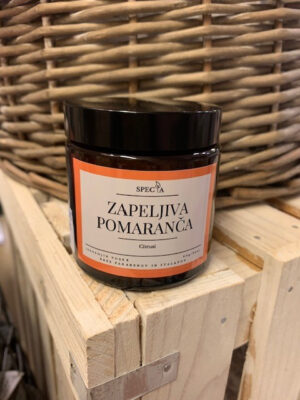 Dišeča sveča "Zapeljiva pomaranča" 120 ml.