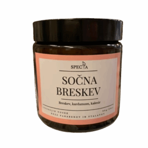 Dišeča sveča "Sočna breskev" 120ml.