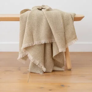 NA ZALOGI Merino volnena odeja 130x180 Lil OLIVNA
