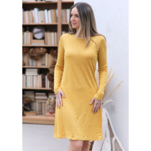 Ženska spalna srajca DR iz 100% lana RUMENA XS