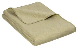 Odeja iz ekološkega bombaža Meliz 150x200 green olive