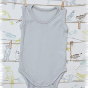 EKO Merino Otroški Body SIV - vel. 56 do 104