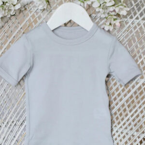 EKO Merino otroška majica KR SIVA od 62-116