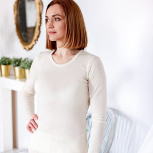 Ženska majica DR iz 100% volne NATUR