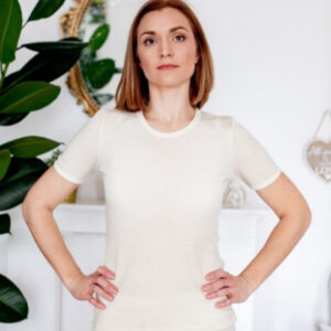 Ženska majica KR iz 100% volne NATUR