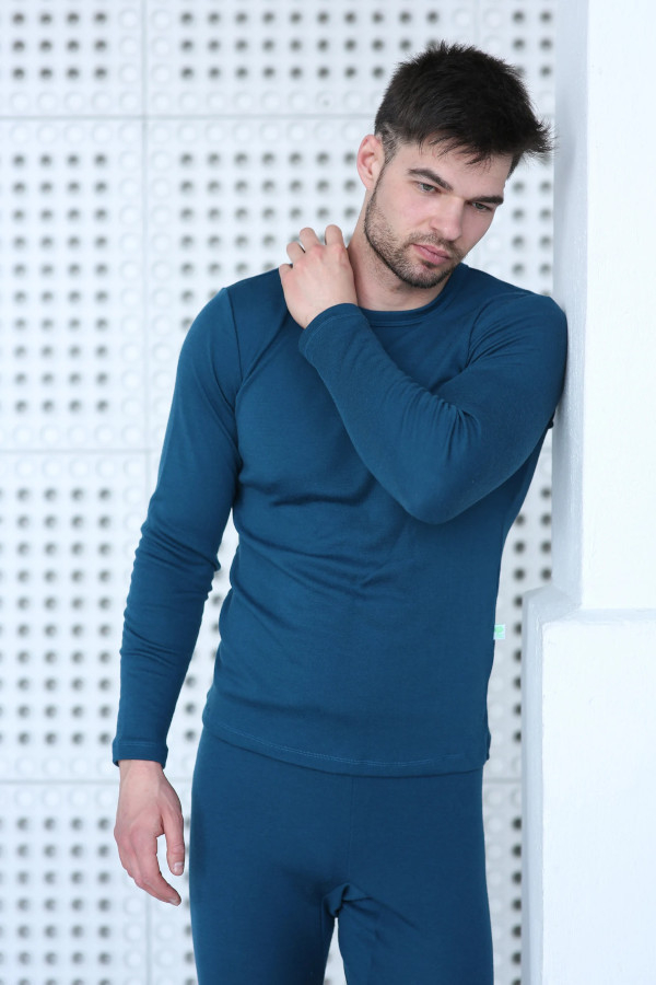 Moška majica DR iz 100% volne PETROL XS do XXXL