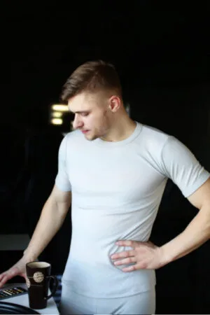 Moška majica KR iz 100% volne NATUR XS do XXXL
